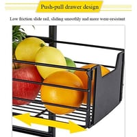 رفوف معدنية مع ادراج