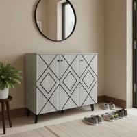 خزانة أحذية أنيقة خشب ماليزي 3 باب 4 ادوار - بعدة...