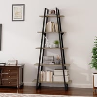 رفوف للكتب 5 طبقات بتصميم أنيق وعصري لتنظيم مكتبتك...