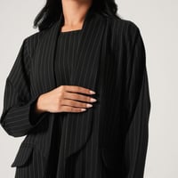 عبايه كريب مع مرد داخلي