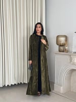 عبايه مخمل مكسر