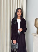 عبايه مخمل كوري