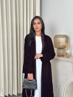 عبايه مخمل كوري