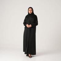 عبايه كريب مع مرد داخلي