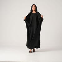 عبايه كريب مع مرد داخلي