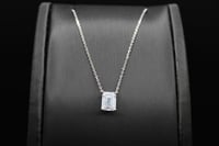 S13 عقد من الفضة عيار ٩٢٥ برزكون ذو اللون الابيض ا...