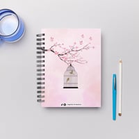 دفتر عربي أو إنجليزي 80 صفحة بغلاف ورسومات داخل ال...