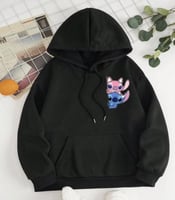 بلوفر ستتش وانجل اسود