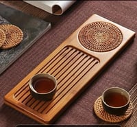 صينية شاي مستطيلة