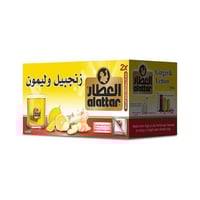 شاي العطار بالزنجبيل والليمون