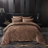 عروض نهاية السنة – مفرش شتوي مزدوج | 6 قطع فرو مخم...