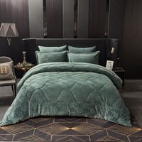 عروض نهاية السنة – مفرش شتوي مفرد | 6 قطع فرو مخمل