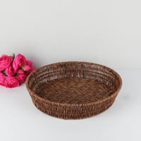 سلة خوص دائري مقاس 35 سم