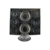 طقم زبدية زجاج 12 حبة