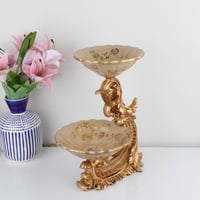 شيال تقديم حلويات سراميك 2 دور ارتفاع 36.5 سم