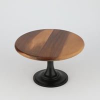 صحن خشب بقاعدة مقاس 26*15 سم