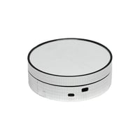 قاعدة متحركة تعمل بالشحن USB او البطارية لون فضي م...