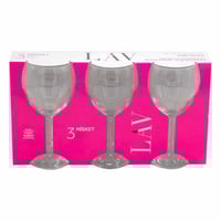 طقم كاسات عصير زجاج 3 حبة