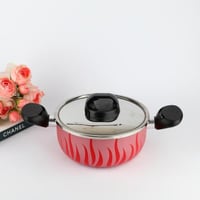 قدر تيفال بغطاء استيل مقاس 22سم