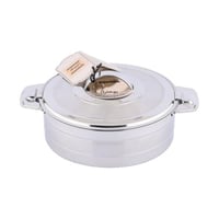 حافظة طعام استيل فضي مقاس 3000 ملي