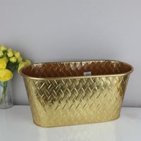 مركن شجر حديد مستطيل24*50سم بارتفاع24سم