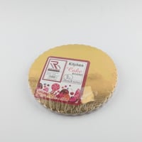 قاعدة كيك ذهبي دائري مقاس 20 سم