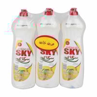 سكاي سائل غسيل صحون 3 حبة ليمون الحبة 1 لتر