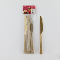 سكين اكل 6 حبه استانلس استيل ذهبي