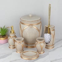 طقم حمام سيراميك 6 قطع