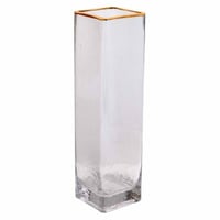 فازة زجاج مقاس 30*8*8 سم