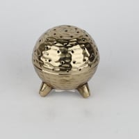 مبخرة هندي ذهبي بغطاء مقاس 13سم