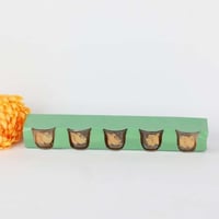 طقم فناجيل زجاج 5 حبة