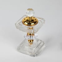 مبخرة زجاج بتصميم مميز شفاف مقاس 12*9 سم