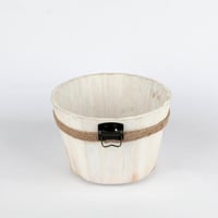 مركن ورد خشب مقاس15*25سم