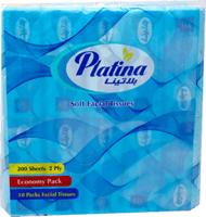 مناديل وجه بلاتينا