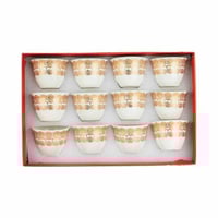 طقم فناجيل قهوة سيراميك 12 فنجال