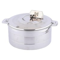 حافظة طعام استيل فضي مقاس 3500 ملي