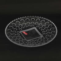 صحن زجاج دائري مقاس 28 سم