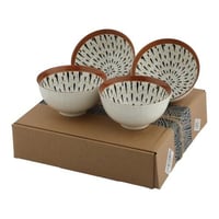 طقم زبدية سيراميك 4 حبة