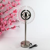 ابجورة مصباح طاولة فضي ارتفاع 40سم