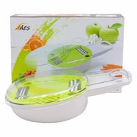 قطاعة خضار بلاستيك دائرية لونين