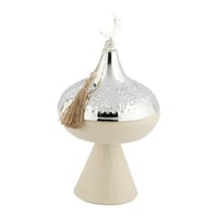 تمرية استيل دائري بغطاء