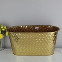 مركن شجر حديد مستطيل27*56سم بارتفاع27سم