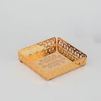 صحن حلا مربع مقاس 11.5 سم