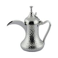 دلة استيل فضي مقاس 48 انز