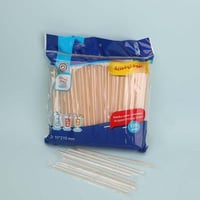 مصاصات عصير شفاف ملون 120 حبة