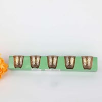 طقم فناجيل زجاج 5 حبة