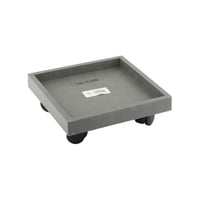 قاعدة بلاستيك بكفرات مربع مقاس 25*25 سم