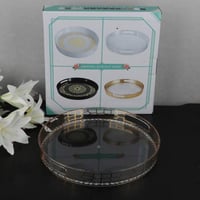 تبسي تقديم اكرليك دائري مقاس 30 سم