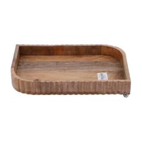 طوفرية خشب مستطيل مقاس 34*20 سم